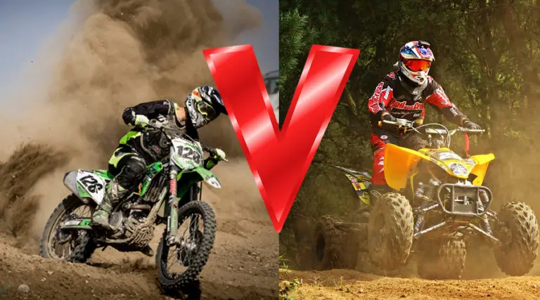 ATV vs dirt bike for trail riding