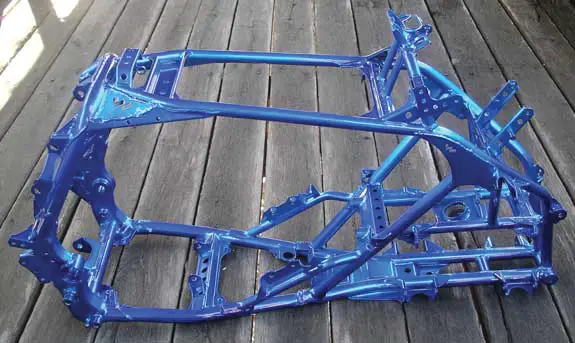 How much does it cost to powder coat an atv frame