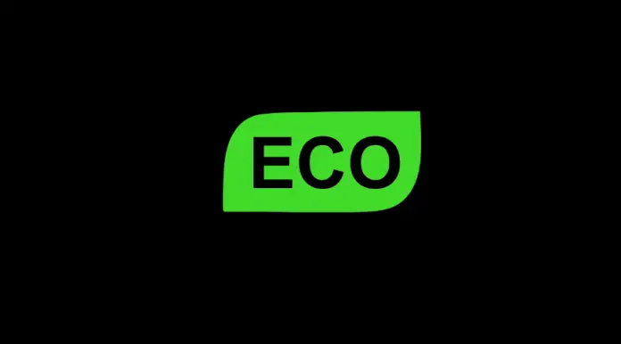 Eco light on dashboard