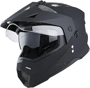 1Storm Dual Sport Motorcycle Motocross Off Road Full Face Helmet Dual Visor
