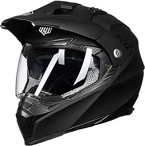 Ilm Off Road Motorcycle Dual Sport Helmet Full Face Sun Visor Dirt Bike Atv Motocross Casco Dot Certified Model 606V